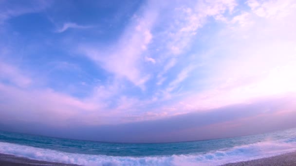 Hualien Taiwán Las Hermosas Playas Blancas Las Olas Qixingtan — Vídeos de Stock