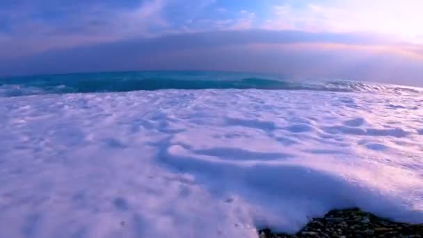 Hualien Taiwan Les Belles Plages Sable Blanc Les Vagues Qixingtan — Video