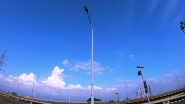 Autostrada Provinciale Nel Centro Sud Taiwan Bellissima Autostrada — Video Stock