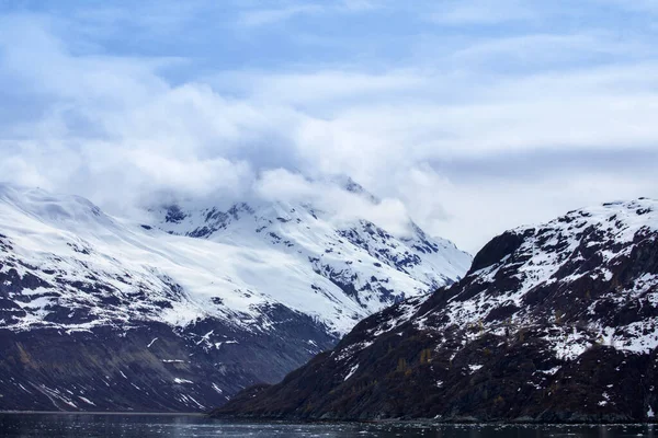 Majestátní Ledové Vrcholy Národního Parku Glacier Bay Aljaška Usa — Stock fotografie