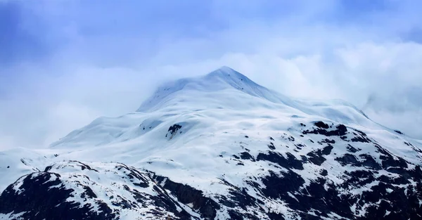 Los Majestuosos Picos Hielo Del Parque Nacional Glacier Bay Alaska — Foto de Stock