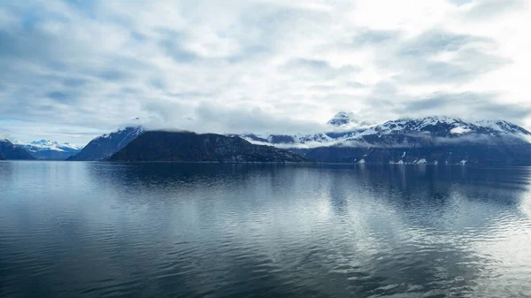 Isola Sulla Baia Dei Ghiacciai Parco Nazionale Della Baia Dei — Foto Stock