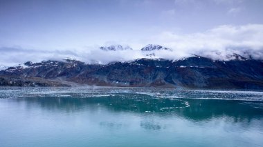 Alaska 'daki Buzul Körfezi Ulusal Parkı' nda seyir gemisi.