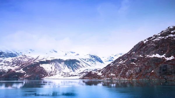 Crucero Navegando Parque Nacional Glacier Bay Alaska —  Fotos de Stock