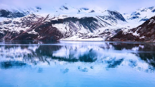 Bateau Croisière Naviguant Dans Parc National Glacier Bay Alaska — Photo