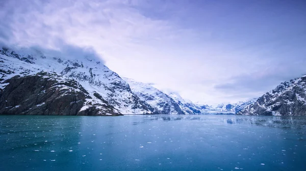Plavba Výletní Lodi Národním Parku Glacier Bay Aljaška — Stock fotografie