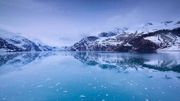 Cruiseschip Zeilen Glacier Bay National Park Alaska — Stockfoto