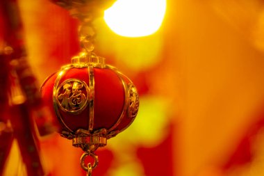 Geleneksel Çin Yeni Yıl süsleri, fener şeklinde bahar festivali süsü.