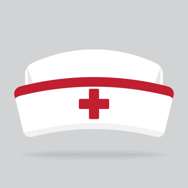 arka plan üzerinde izole hemşire şapka