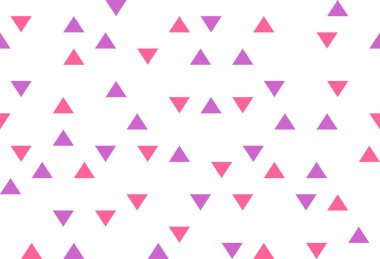 pembe mor renkli soyut üçgenler retro kağıt desen geometrik mozaik parti arka plan