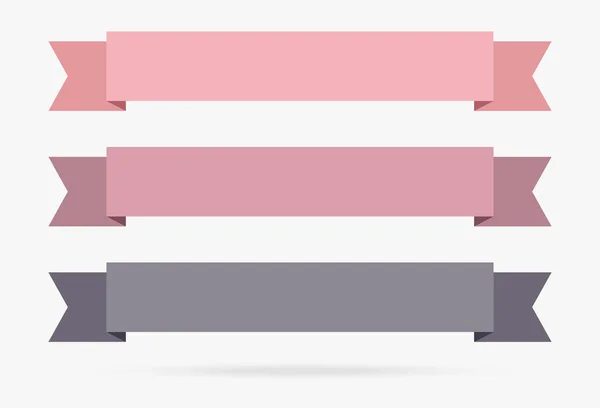Δημοφιλής Ετικέτα Κορδέλα Παστέλ Χρώμα Banner Origami Χαρτί Εκλεκτής Ποιότητας — Διανυσματικό Αρχείο