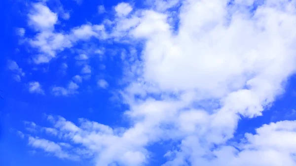 Blue Sky Clouds Isolated Nature Background — Stock Photo, Image
