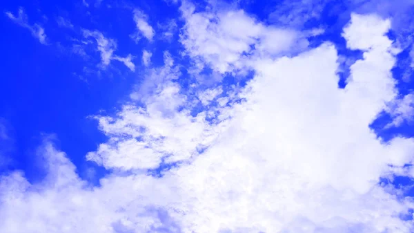 Blue Sky Clouds Isolated Nature Background — Stock Photo, Image