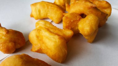 yakın çekim Çin derin kızarmış çörek sopa, ev yapımı