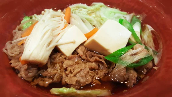 Sukiyaki Domuz Kase — Stok fotoğraf