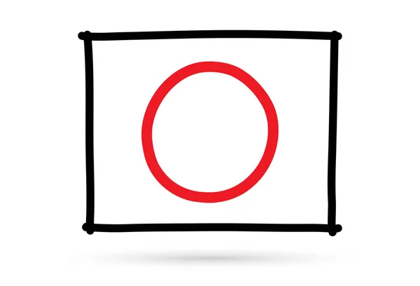 Liste de vérification populaire symbole o marque de droite isolée — Image vectorielle