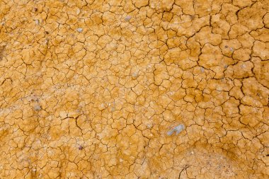 Doğal dokular. Kuru çatlamış kumlu toprak, kum