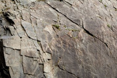 Doğal dokular. Gri granit taştan yapılmış taş, mermer.