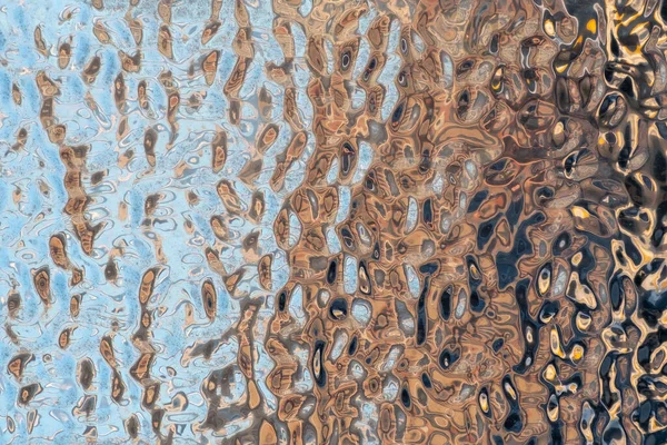 Patroon Textuur Van Gepolijst Gegolfd Metaal — Stockfoto