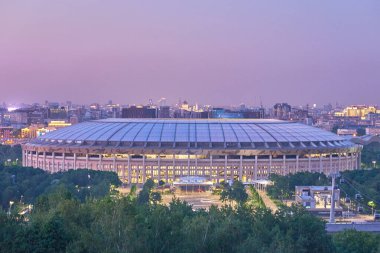 MOSCOW, Rusya, 14 Haziran 2018. Olimpiyat kompleksi 