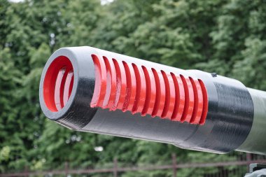 Topun namlusunun bir parçası..