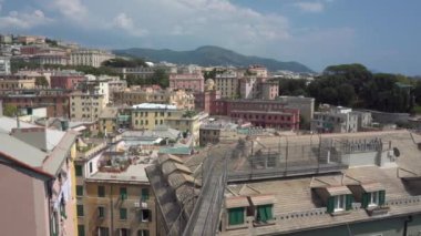 Cenova şehrinde panoramik manzara