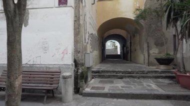 Salerno 'da yıldızlı eski kemer geçidi - Pan