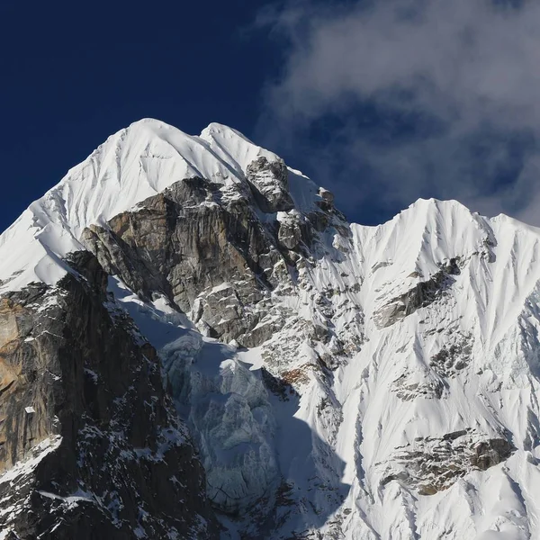 Monte Lobuche Desde Zonglha Parque Nacional Del Everest Nepal —  Fotos de Stock