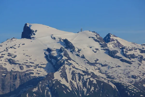 Monte Titlis Visto Monte Stanserhorn Suíça — Fotografia de Stock