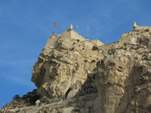 Mittelalterliche Festung Alicante Spanien — Stockfoto