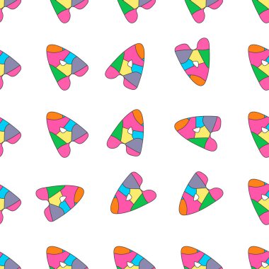 Harflerle kusursuz bir geçmişi var. A harfi vektör deseni.