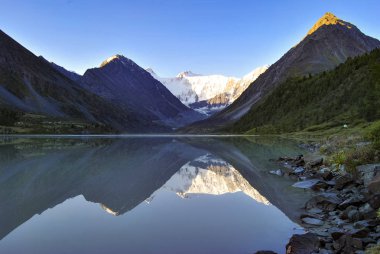 Rüzgar ia yansımaları izlemek için en iyi zaman olmadan Parlak gökyüzü sabah