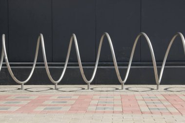 Bisiklet park yeri. Spiral bisiklet park yeri. 