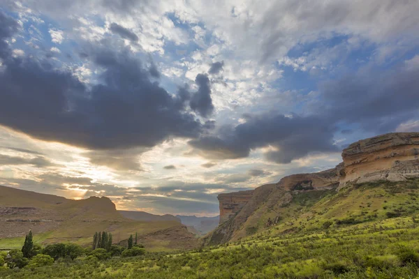 Nuages Golden Gate Afrique Sud — Photo