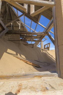 Eski elmas Kalesi'nde Kolmanskop Namibya benim