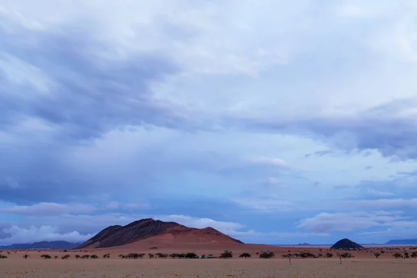 Nubes Sobre País Seco Namibia —  Fotos de Stock