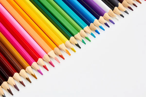 A set of colored pencils Royalty Free Stock Photos