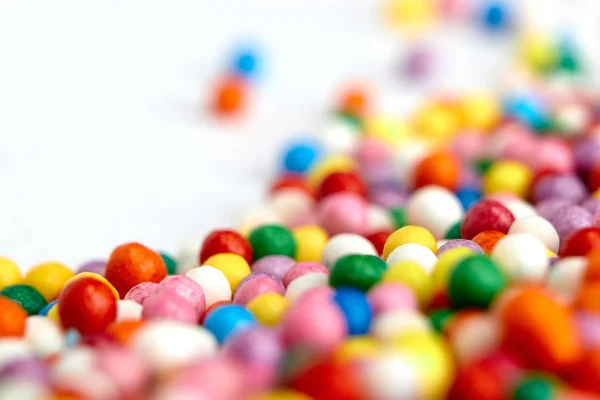 Fondo brillante colorido, bolas multicolores. Dulce bonito fondo caramelo . — Foto de Stock