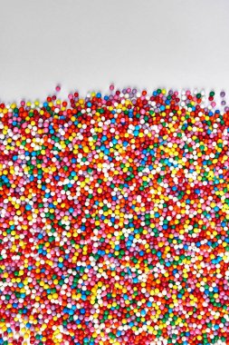 Renkli parlak arka plan, çok renkli toplar. Tatlı güzel arka plan şeker.