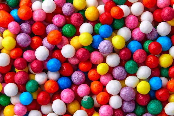 Fondo brillante colorido, bolas multicolores. Dulce bonito fondo caramelo . — Foto de Stock