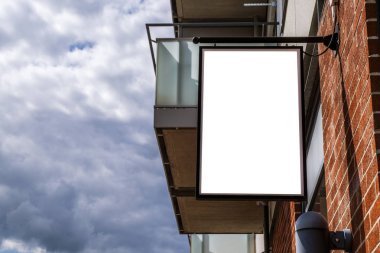 Hazır sokak modeli. Reklamınız için ilan panosu.