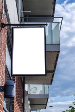 Hazır sokak modeli. Reklamınız için ilan panosu.