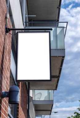 Hazır sokak modeli. Reklamınız için ilan panosu.