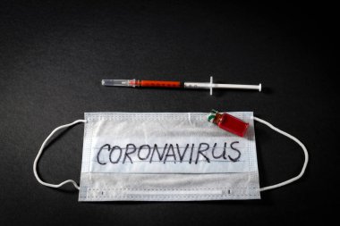 Üzerinde kan olan bir şırınga ve yeni bir NCOV için yapılan kan testi neticesinde oluşan ampul - 2020 Coronavirus, Çin 'in Wuhan şehrinden kaynaklanıyor.