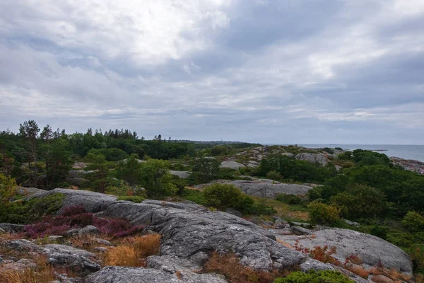 Rotsachtige Kusten Van Het Eiland Oostzee Finse Natuur Archipel Van — Stockfoto