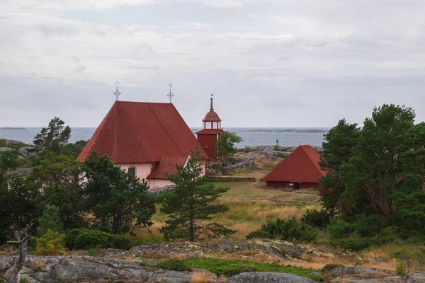 Finsko Alandské Ostrovy Kokar Srpen 2019 Největší Nejstarší Hřbitov Ostrově — Stock fotografie