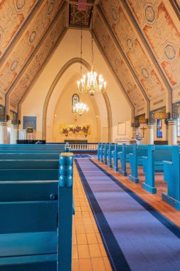 Klasik bir İskandinav Katolik Katedrali..