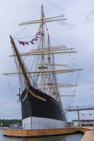 Φινλανδία Νήσοι Aland Marienhamn Αύγουστος 2019 Ιστορικό Μουσείο Πλοίου Στο — Φωτογραφία Αρχείου