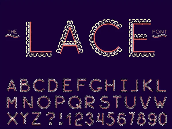 Набір векторних абстрактних шрифтів і алфавітів — стоковий вектор
