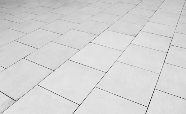 Patterned Paving Tiles Ceramic Brick Floor Background Monochrome — Stock Photo, Image